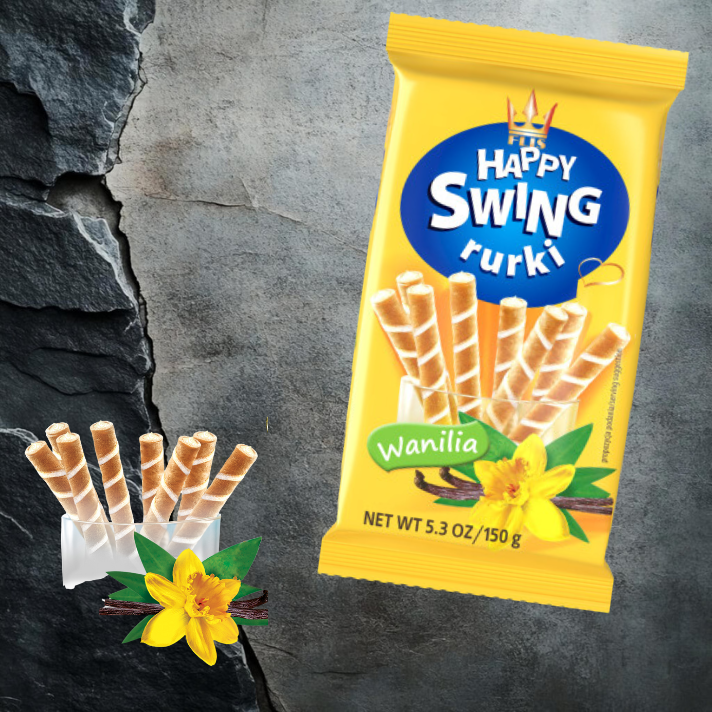 Flis Rurki Happy Swing o smaku waniliowym 150g