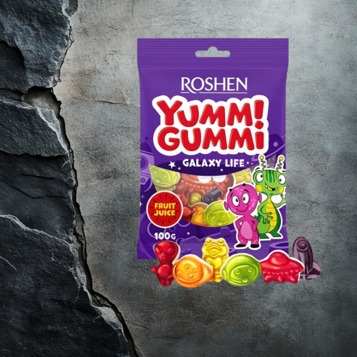 ŻELKI YUMMI GUMMI GALAXY LIFE 70 g ROSHEN