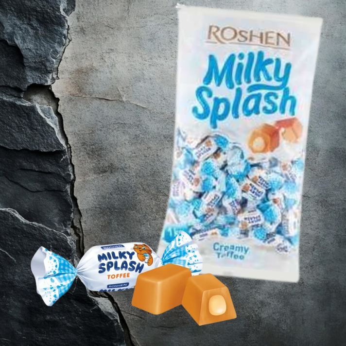 CUKIERKI MILKY SPLASH TOFFI 1 kg ROSHEN