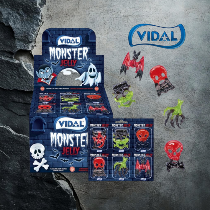 Vidal Monster Jelly 66szt x 11g