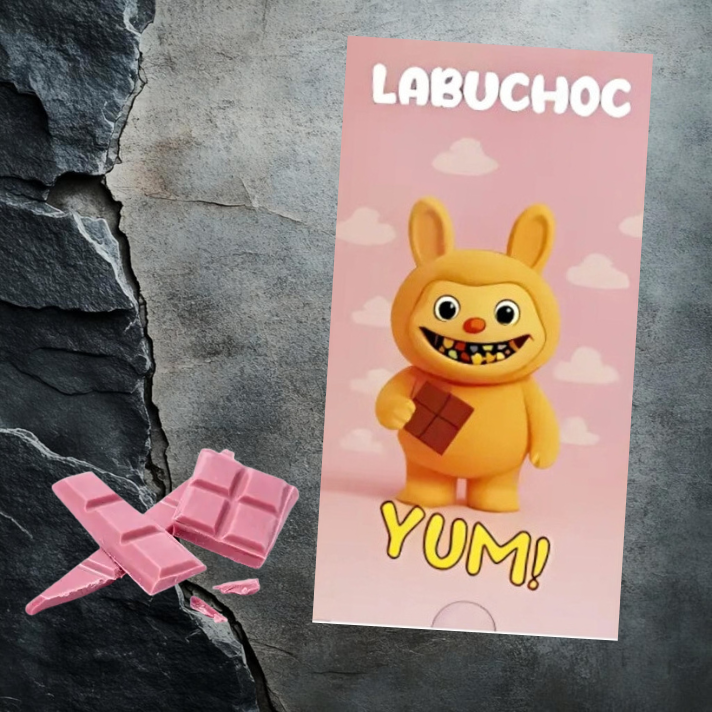LABUCHOC YUM! 75g RÓŻOWA/TRUSKAWKA/