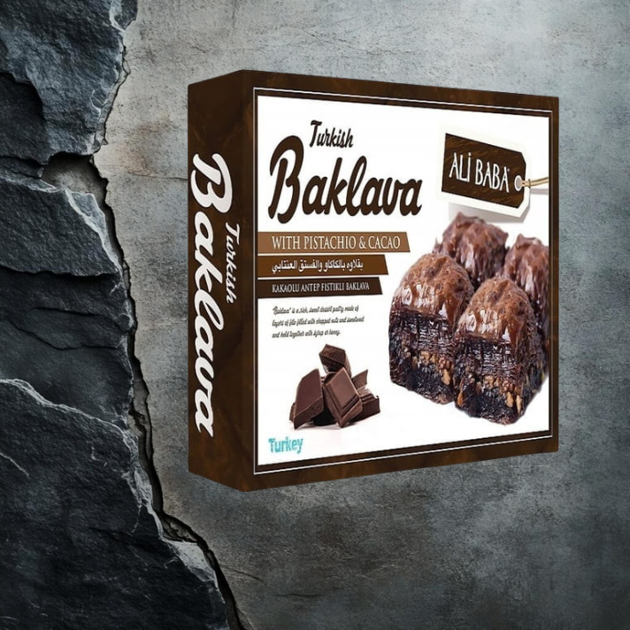 Baklawa turecka kakao i pistacje 125g Alibaba