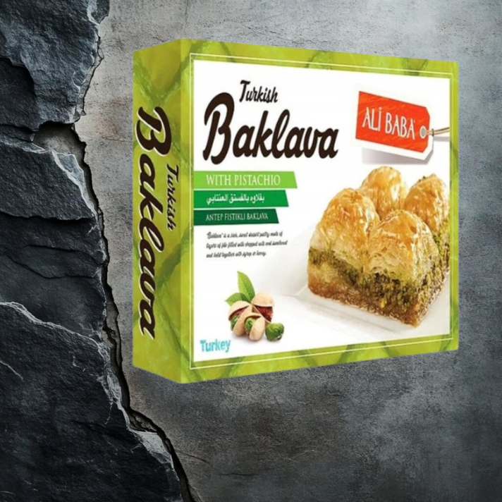 Baklawa turecka orzechy pistacjowe 125g Alibaba Gida