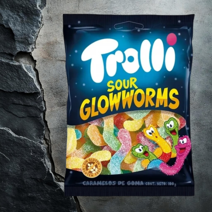 Glowworms Trolli Sours 300g