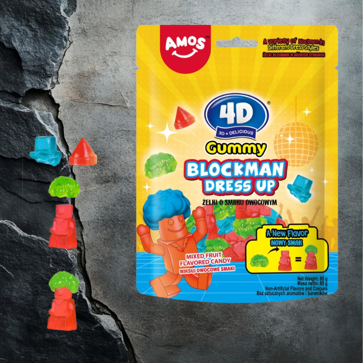 4D BLOCKMAN DRESS UP AMOS 65g