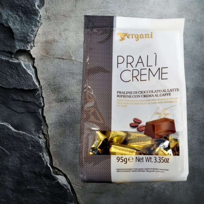 VERGANI Praliny Duo z Kremem z Orzechów Laskowych i Zbóż 95g