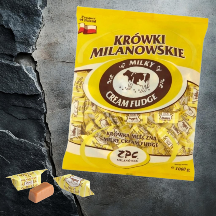 Krówki mleczne Milanowskie ZPC Milanówek 1 kg