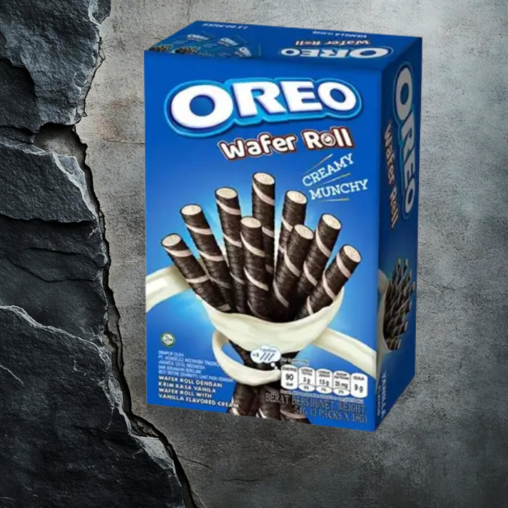Oreo Wafer Rolls Vanilla 54g