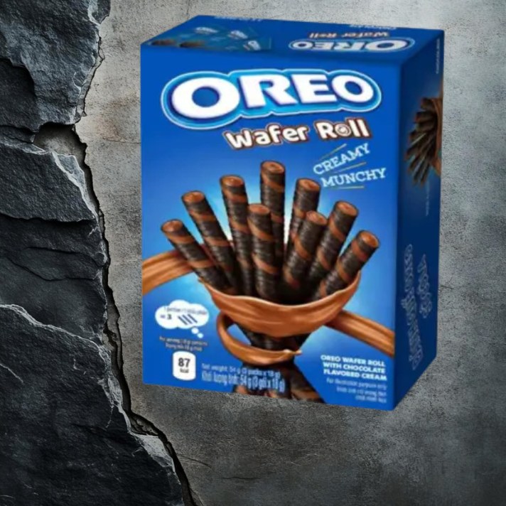 Oreo Wafer Rolls Chocolate 54g