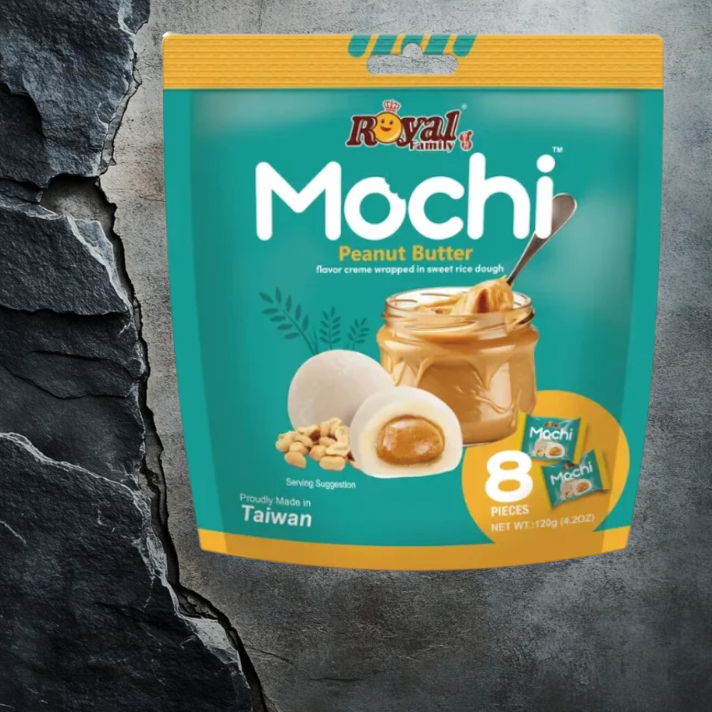 Royal Family Mochi Masło orzechowe 120g