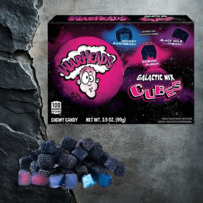 Warheads Galactic Cubes 99g
