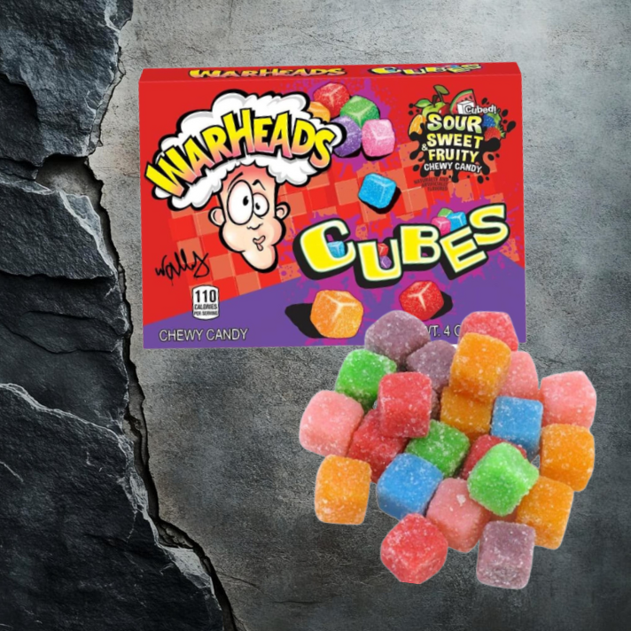 Warheads Chewy Cubes Box 113g