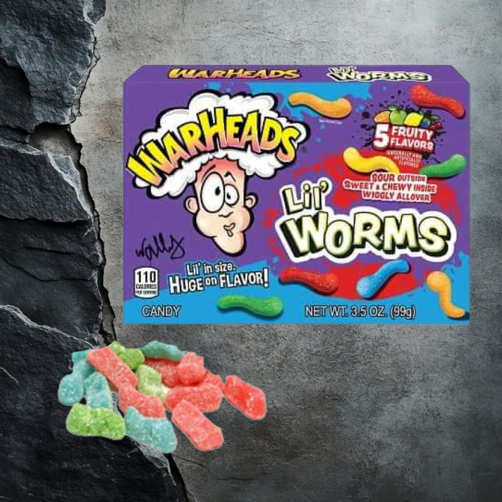 Warheads Lil' Worms 99g