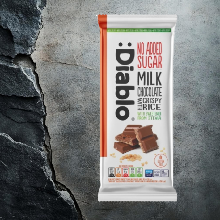 Diablo Milk Chocolate Crispy Rice 75G