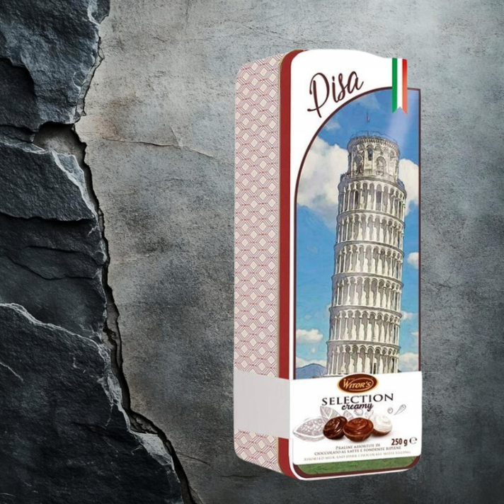 WITORS Pisa  włoskie praliny w puszce 210g