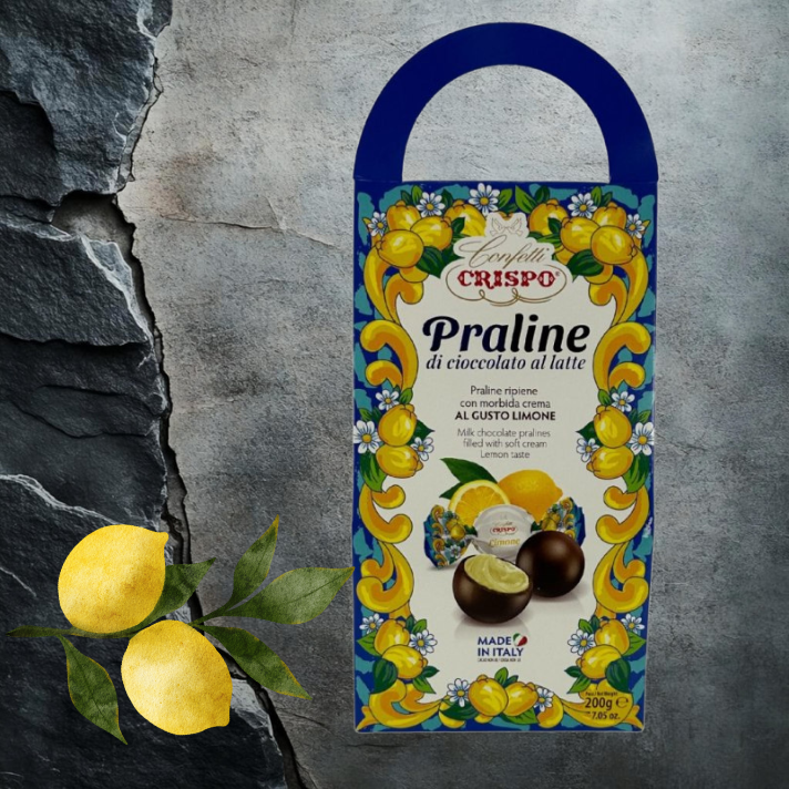 CRISPO Włoskie Praliny Z Cytrynowym Nadzieniem 200g