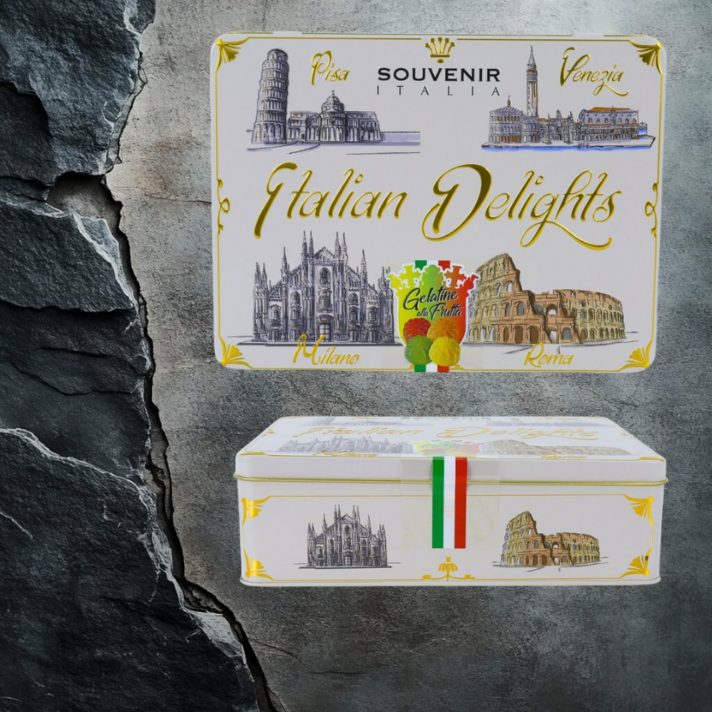 GALARETKI ZABYTKI ITALIA Włoskie W Puszce Prezent 300g