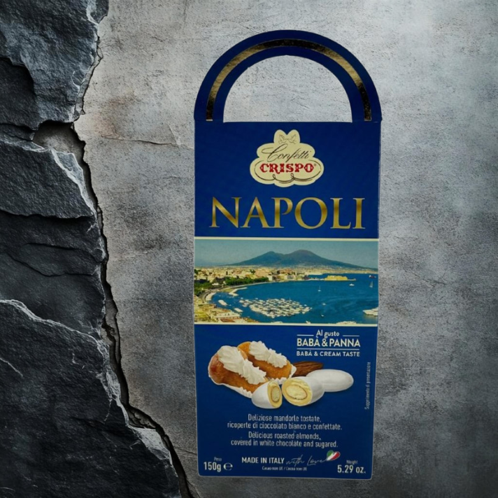 CRISPO NAPOLI Baba&Panna Migdały w Białej Czekoladzie 150g