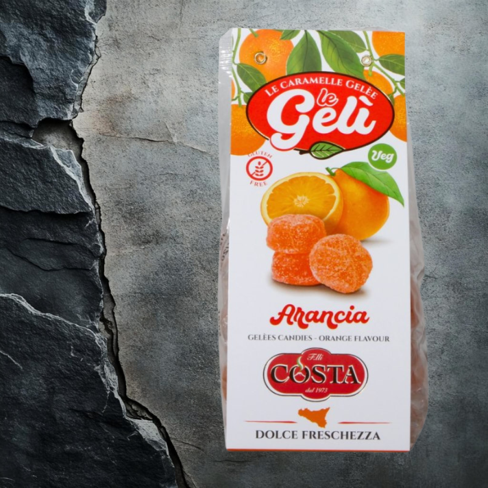 COSTA DOLCI Włoskie Galaretki Pomarańczowe Sycylia 180g