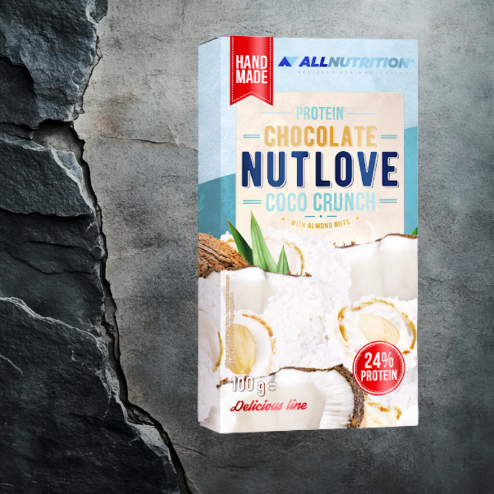 Protein Chocolate Nutlove Coco Crunch ALLNUTRITION 100g