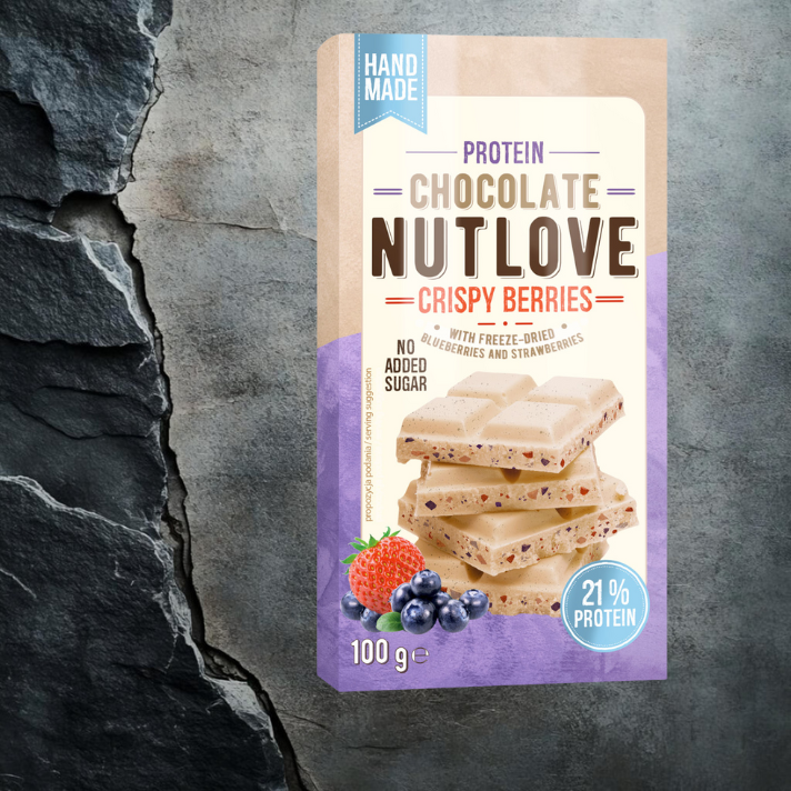 Protein Chocolate Nutlove Crispy Berries ALLNUTRITION100g