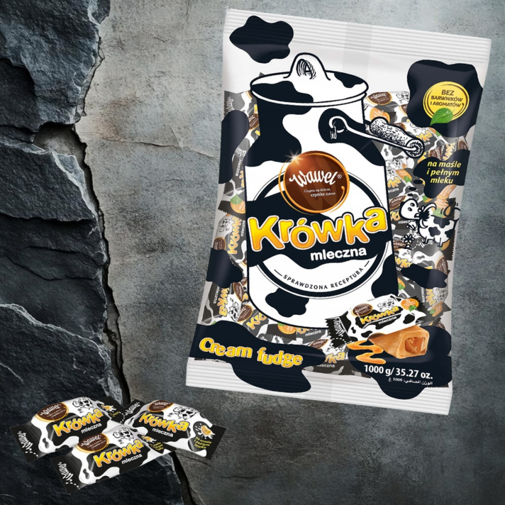 Krówka Łaciata mleczna Wawel 1kg