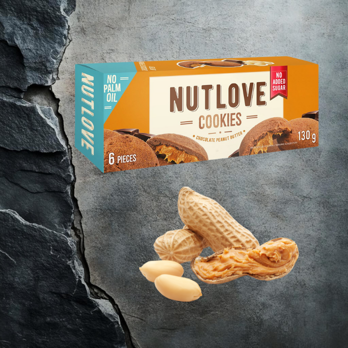 NUTLOVE Cookies Chocolate Peanut Butter ALLNUTRITION 130g