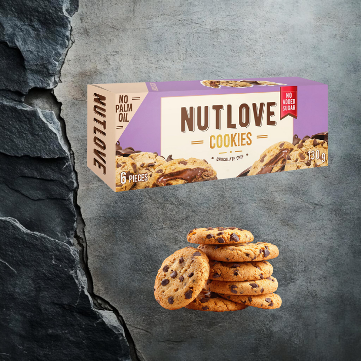 NUTLOVE Cookies Chocolate Chip ALLNUTRITION 130g
