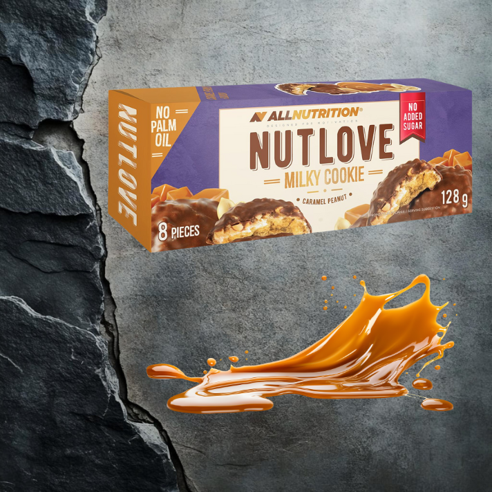NUTLOVE Milky Cookie Caramel Peanut ALLNUTRITION 128g