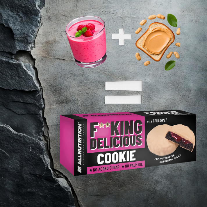 Fitking Cookie Peanut Butter Raspberry Jelly ALLNUTRITION 128g