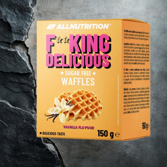 Fitking Delicious Waffle Vanilla Flavour ALLNUTRITION150g
