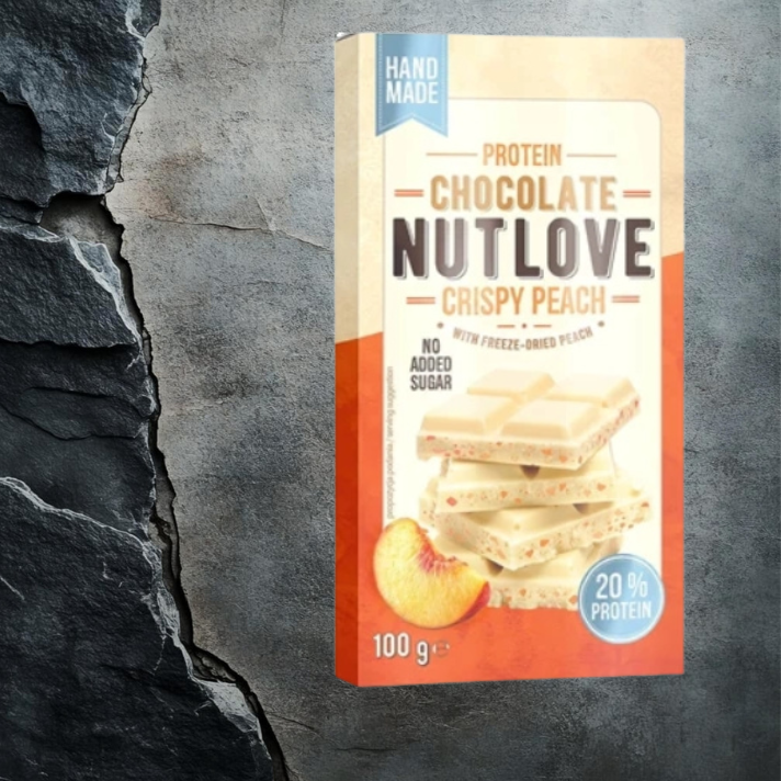 Protein Chocolate Nutlove Crispy Peach ALLNUTRITION 100g