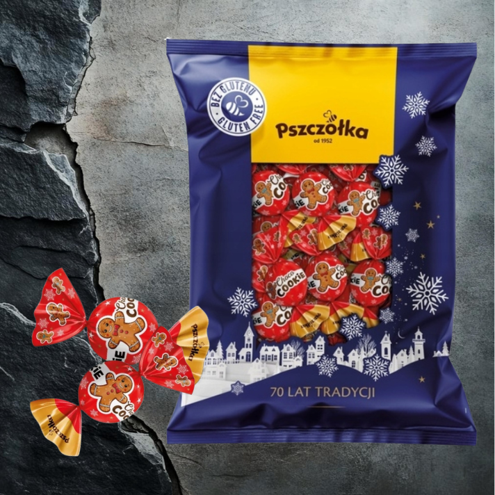 Pszczółka Choco Cookie Cukierki w Czekoladzie 1kg