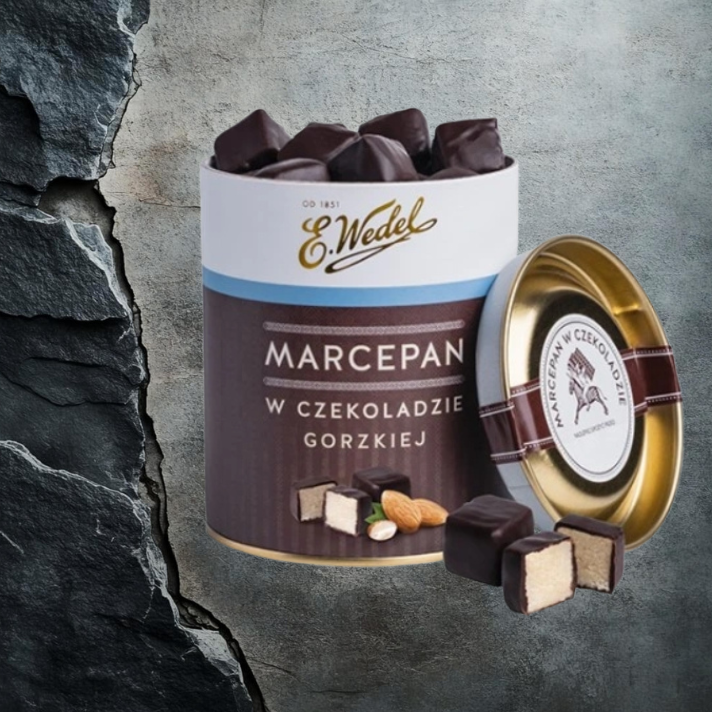 Marcepan w czekoladzie gorzkiej 200 g E.Wedel