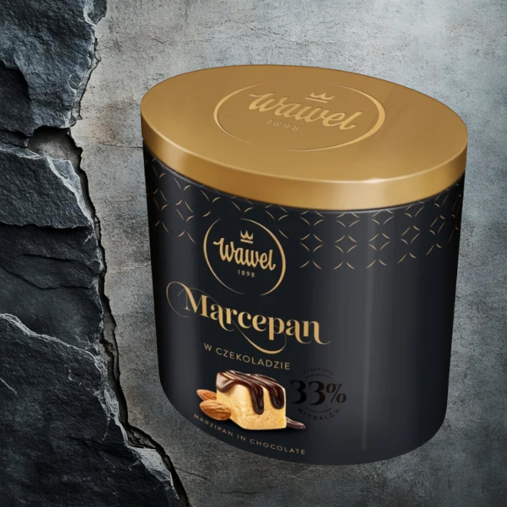 Marcepan w czekoladzie Puszka Wawel 200g