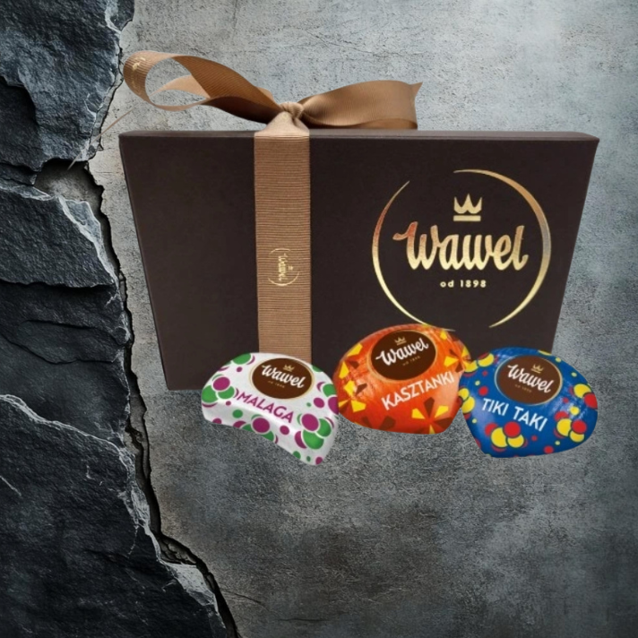 Praliny w pudełku 900g Wawel