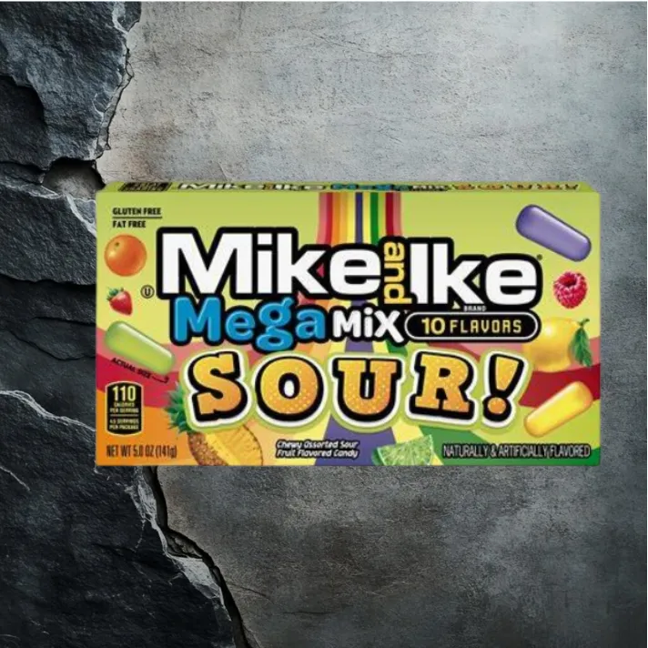 Mike and Ike Mega Mix Sour 120g