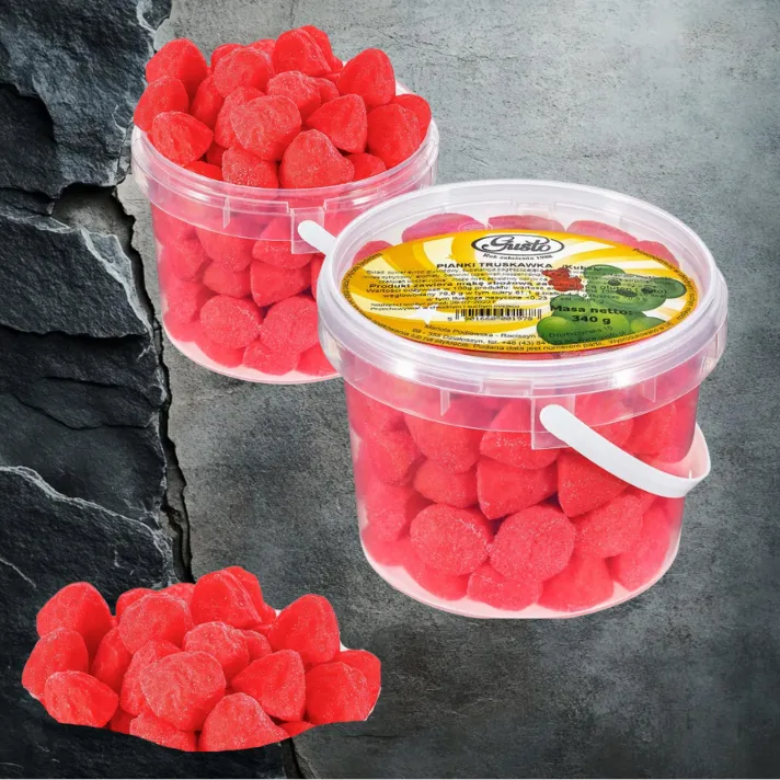 Pianki Truskawki Truskaweczki kubek 350 g