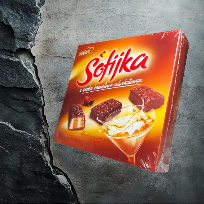 Sofijka Ciastka w Czekoladzie z adwokatem i karmelem Wisła 450g