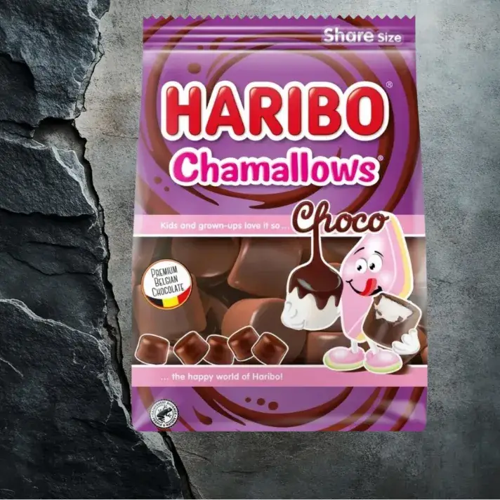 Haribo Chamallows Choco Cukierki w piance 160 g