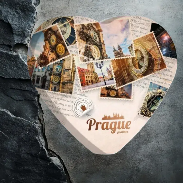 Carla Heart of Prague czekolada mleczna extra 100g