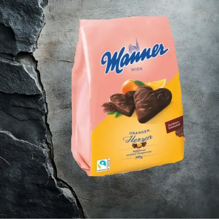 Manner Orangen Herzen 300g