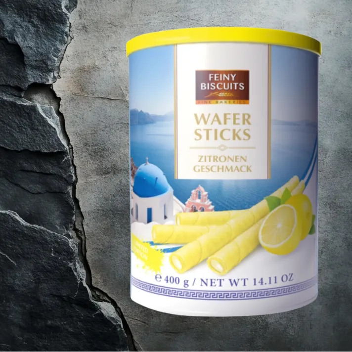 Feine Biscuits Rurki Waflowe Cytrynowe 400 g GUNZ