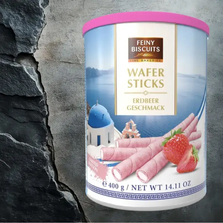 Feine Biscuits Rurki Waflowe Truskawkowe 400 g