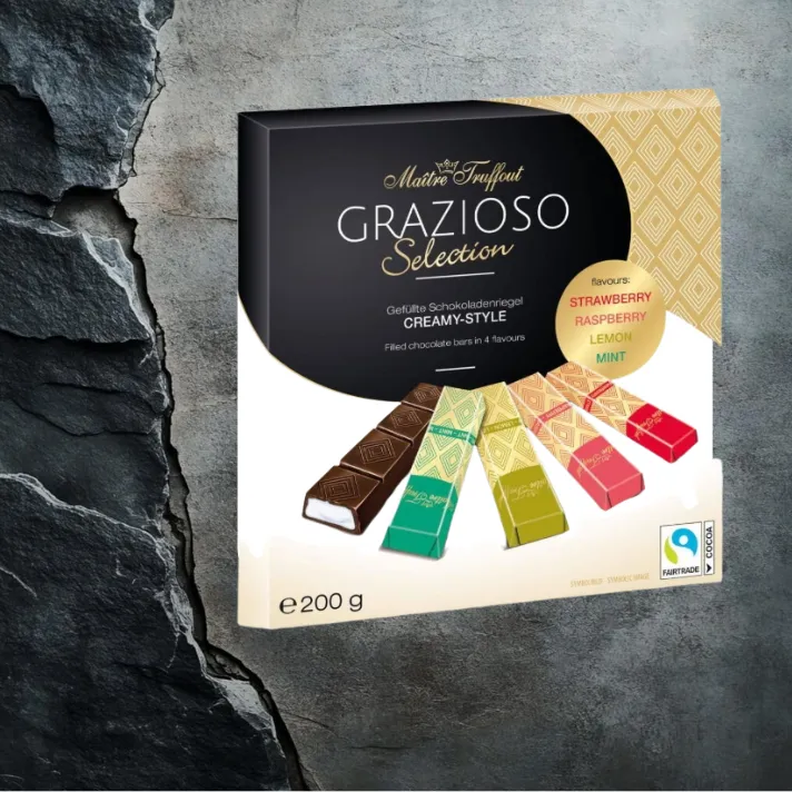 MaitreTruffout Grazioso Selection Creamy Style Mieszanka Czekoladek 200 g