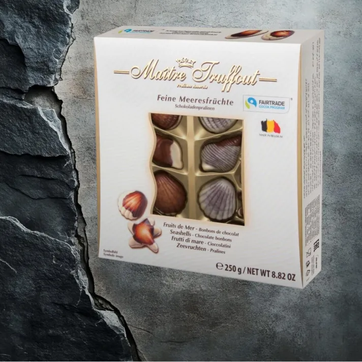 MaitreTruffout Praliny Belgijskie Muszle Morskie 250 g