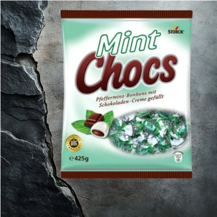 Cukierki Mint Chocs miętowo- czekoladowe 425g