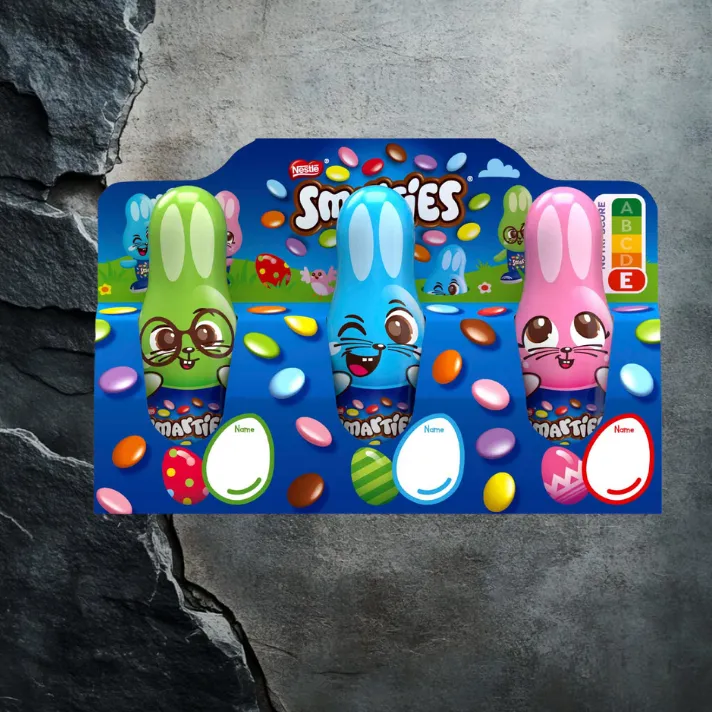 smarties Mini-Osterhasen 3x18,7g /zajączki z drażetkami/