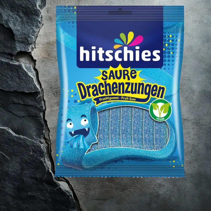 hitschies Saure Drachenzungen blau 125g