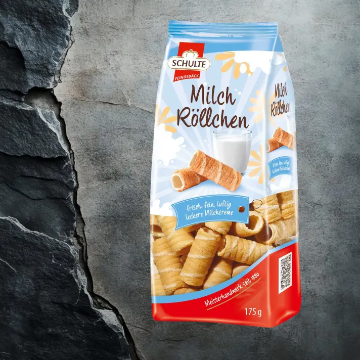 schulte Milch Rollchen 175g /mleczne rurki waflowe/
